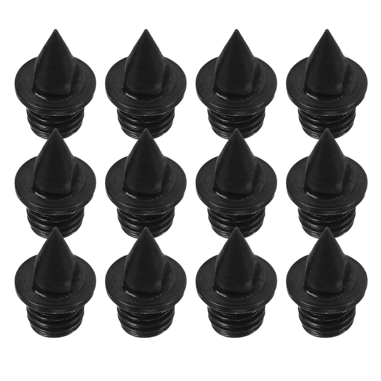 

20 Pcs Track Replacement Steel Running Sprinting Spikes for Field Shoes Golf Baseball Black Tiny Cone Shape for Sports