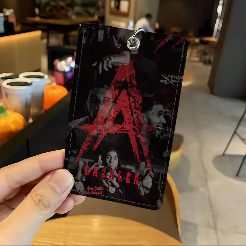 

Rapper Anuel AA Card Holder Suitable For Student Bus Subway Bank Gym and Keychain Loss Prevention