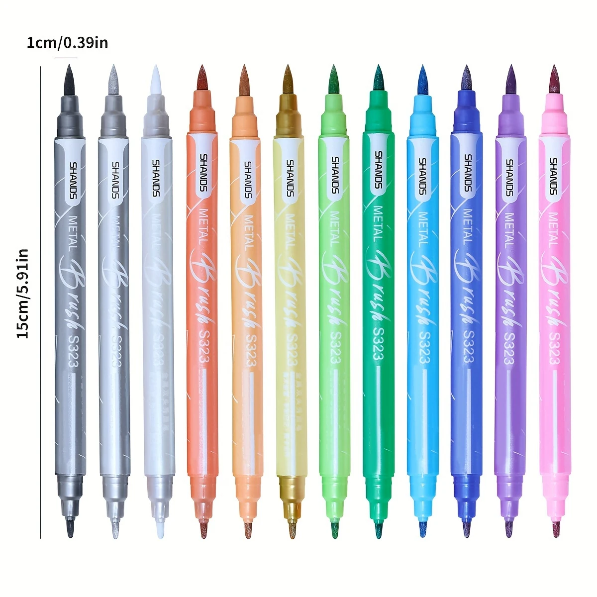 6/12 Pieces Double-ended Color Markers, Art High-value Hand-painted Pens, Suitable for Adults and Children School Office Gifts image 6