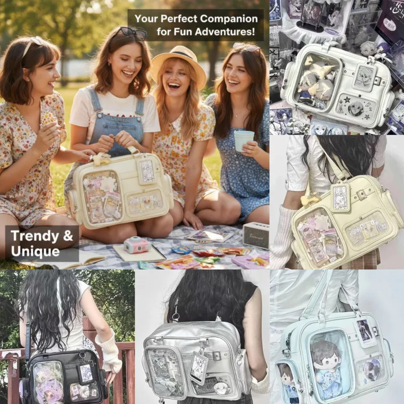 

Star Fan Tote Bag Itabag Girl Y2K Concert Light Board Itabag Backpacks Crossbody Shoulder Bag Students High Capacity Girls New