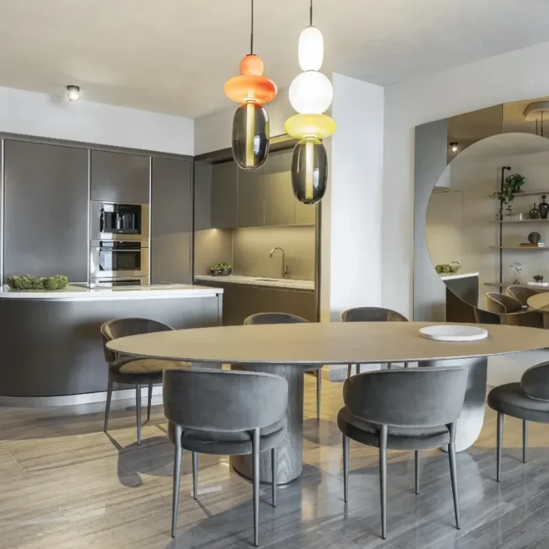 Italian Candy Glass Pendant Light Modern Hanging Lamp Chandelier Loft Living Dining Room Ceiling Suspension Elegant Home Decor