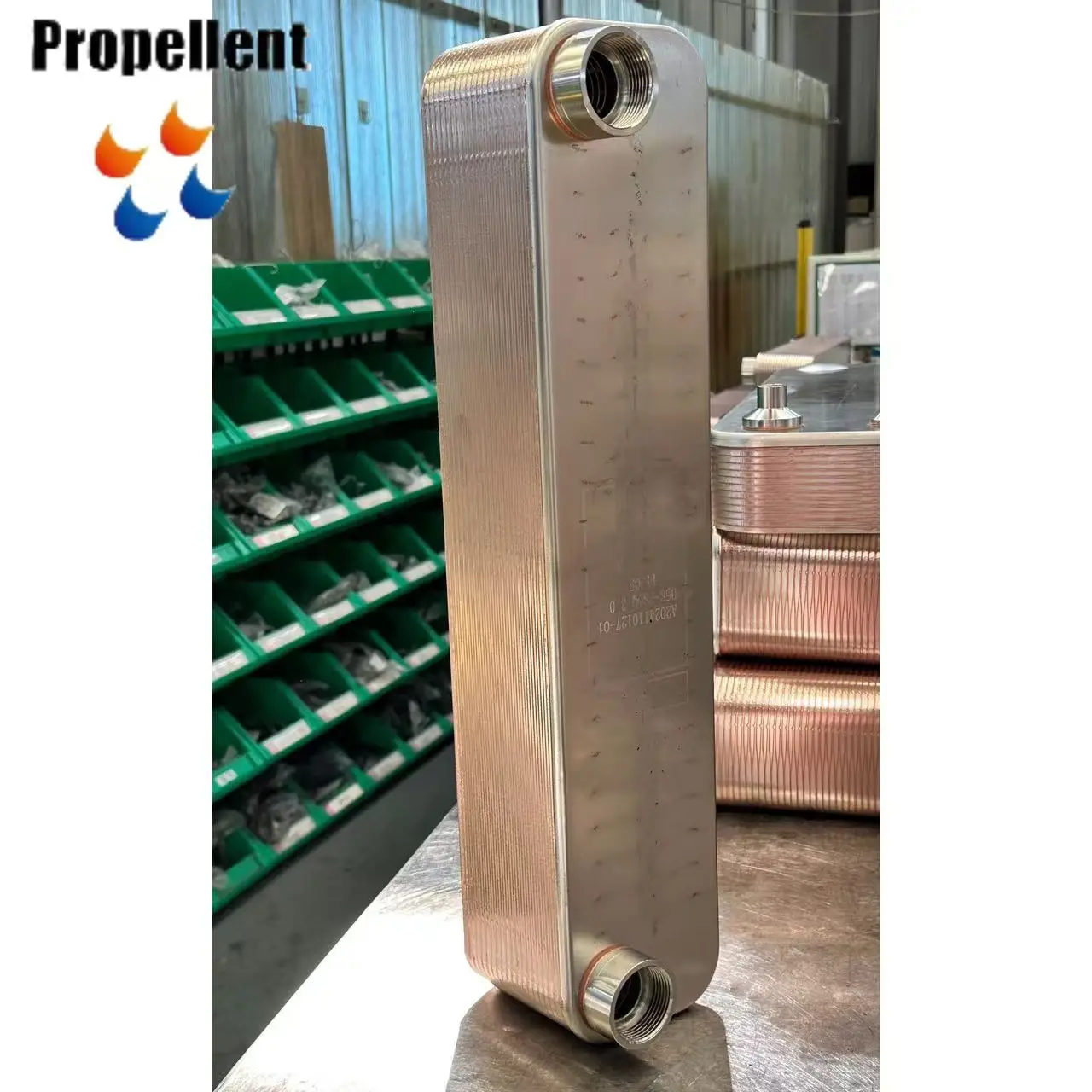 Channel Brazed Plate Heat Exchanger for Chemical Reactors: Brine Solution Cooling (Antifreeze & Corrosion-Resistant)