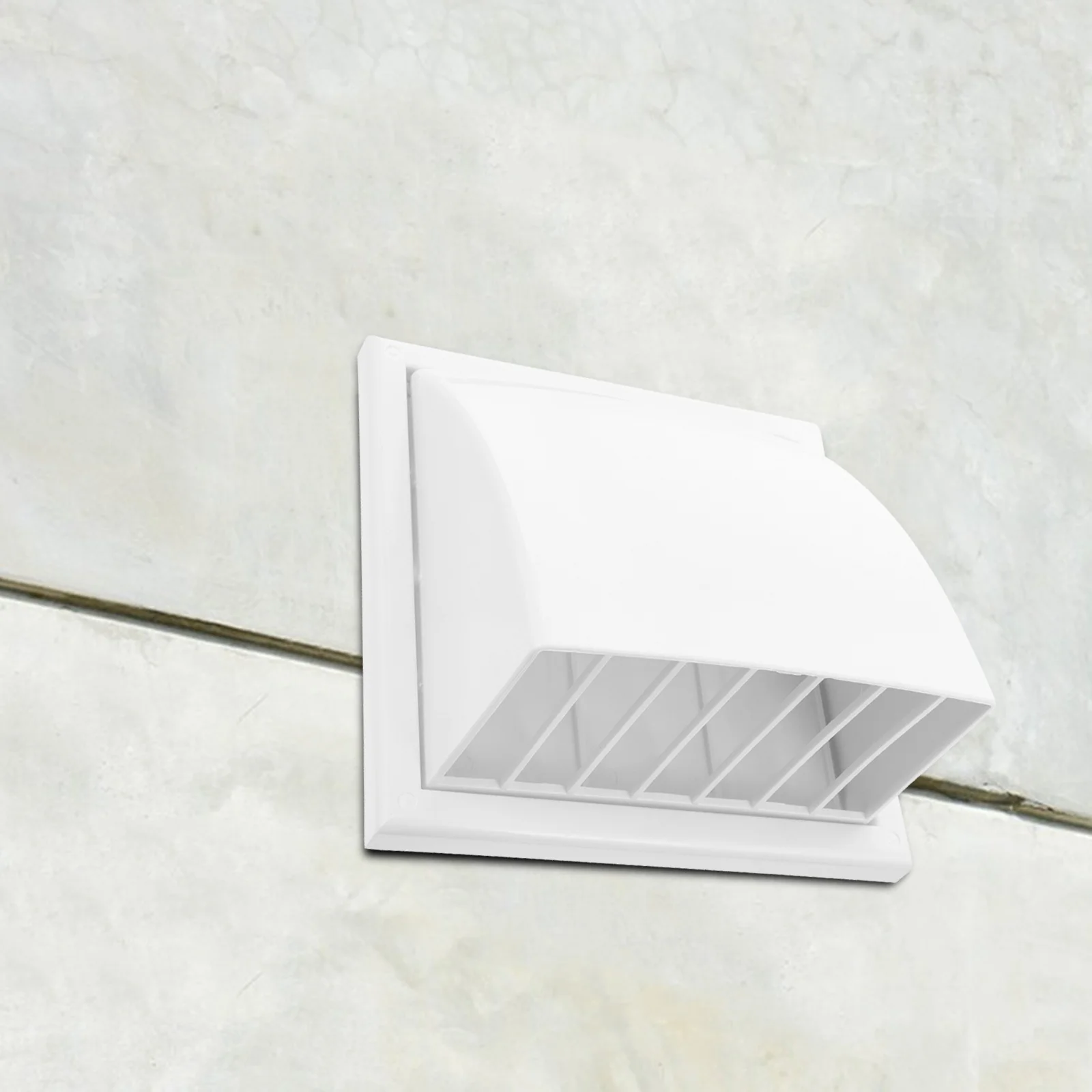 

Outdoor Dryer Vent Cover Windproof Plastic Vent Cap for Kitchen Exhaust Fan Exterior Ventilation Protective Barrier