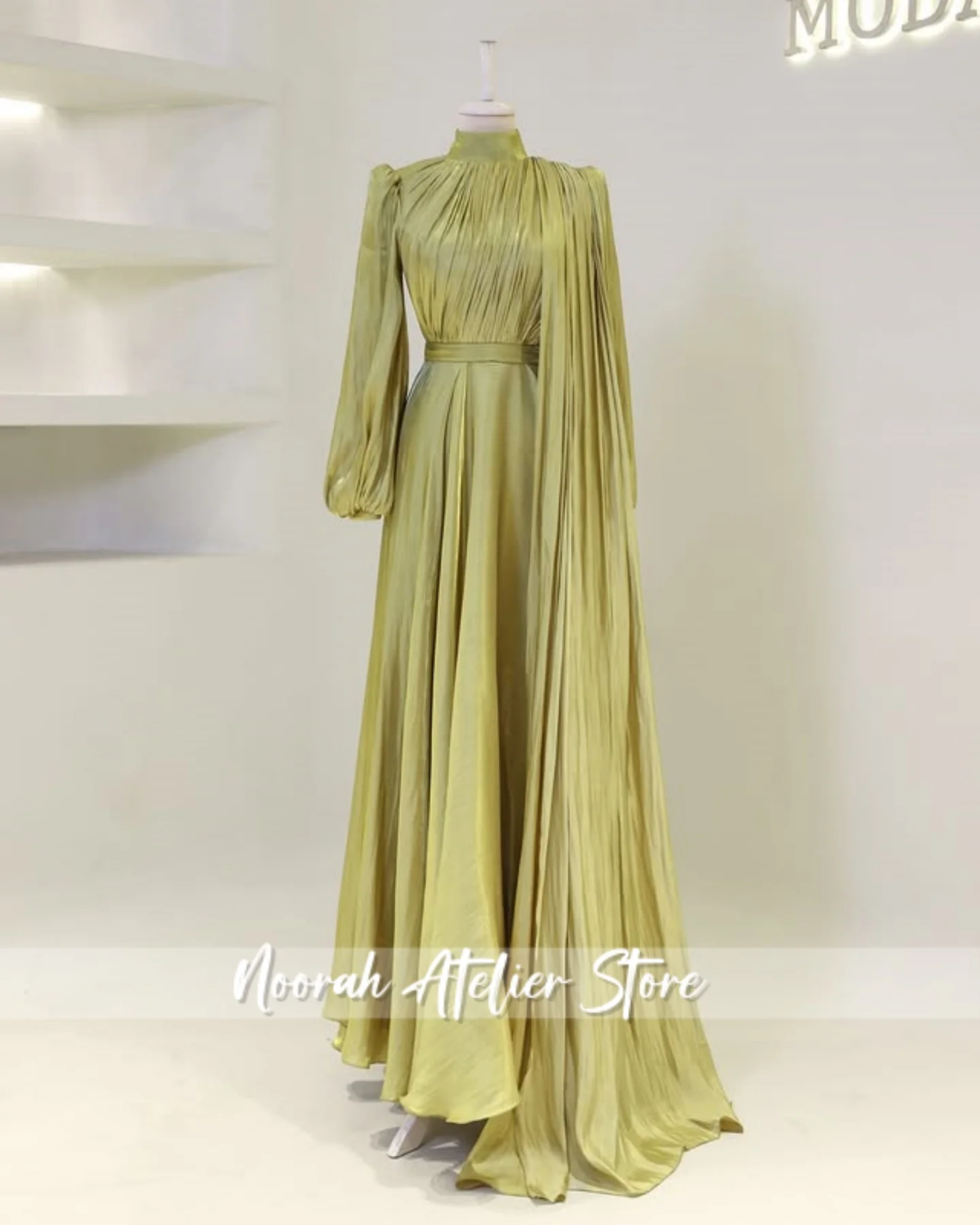 فساتين سهرة فاخرة إسلامية أنيقة باللون الأرجواني H N المملكة العربية السعودية 2025 ثوب زفاف إسلامي لامع فساتين طويلة مخصصة