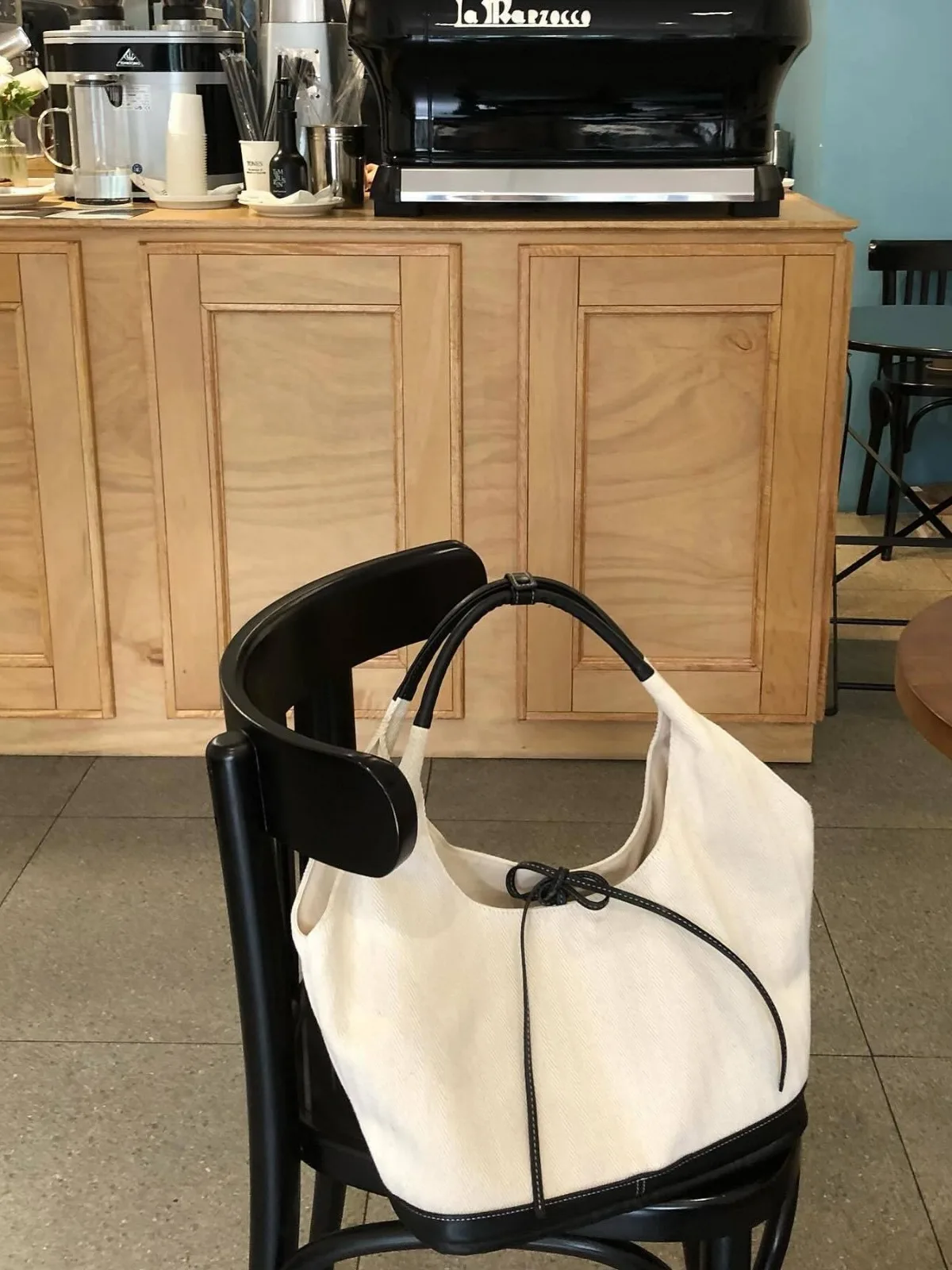 FIRMRANCH Retro Commuter Vest Design Large Capacity Women's Canvas One Shoulder Underarm Bag Trendy Three Size Book Tote Handbag image 2