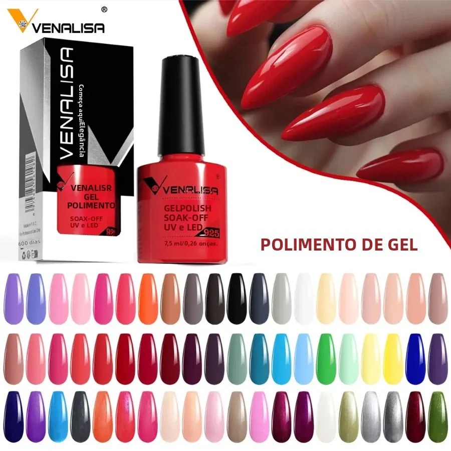 Venalisa 7.5ml moda brilhante embeber fora uv gel unha polonês cosméticos arte do prego manicure unhas gel polonês dicas verniz