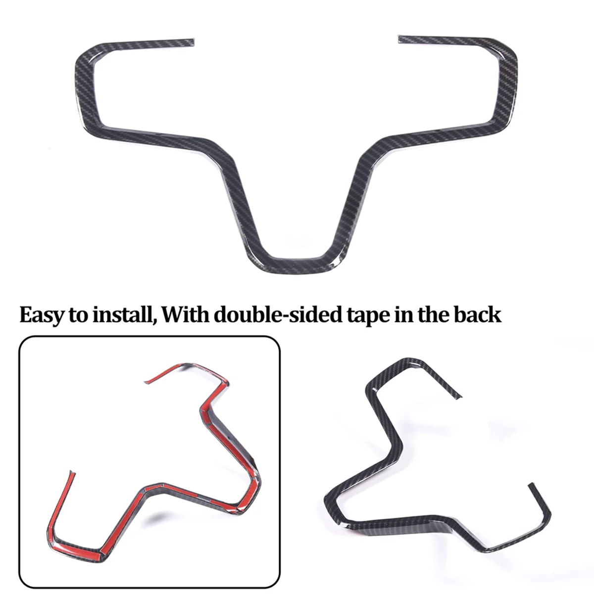 

For Land Rover Range Rover Evoquer / Velar / Rover Sport 2021-2023 Car Steering Wheel Cover Trim Decoration Accessories