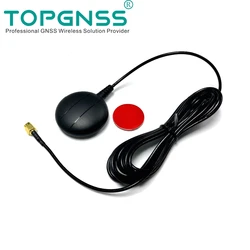 AN-502G RG174 2m GPS GLONASS  Dual Antenna, Vehicle Navigation Active Antenna,GPS Positioning Antenna SMA GNSS Antenna TOPGNSS