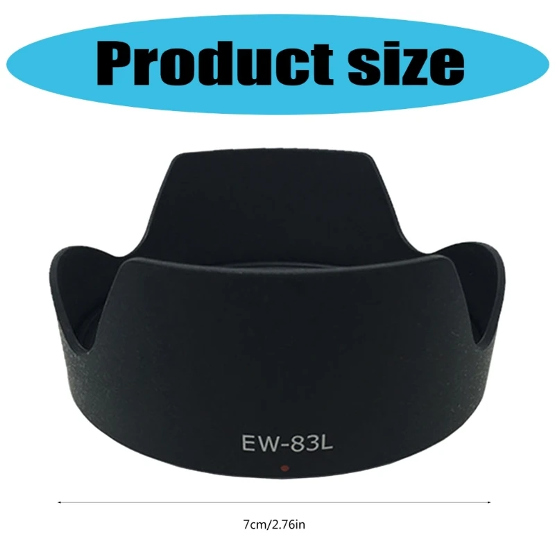 Nhẹ Bóng Ống Kính EW-83L Thay Thế Lens Hood cho EF 24-70mm f/4L IS Phụ Kiện Sửa Chữa Ống Kính