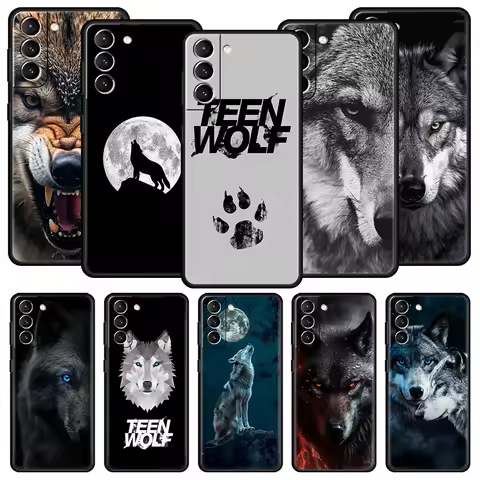 The Wolf Phone Case For Samsung Galaxy S24 S23 S22 S20 Ultra S21 FE 5G S10 S9 Plus S10E S8 Soft Silicone Cover