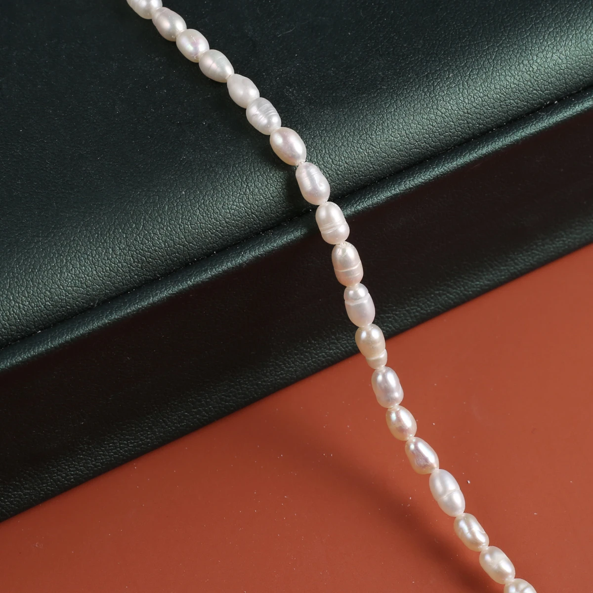 Natural Pearl Rice-Shaped Beads Exquisite Shape Elegant Appearance For DIY Jewelry Making Handmade Bracelet Necklace Length 36cm