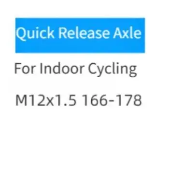 for Black Aluminum Alloy Thru Axle for Road and Mountain Bikes For Indoor Trainer M12x1.5 M12x1.75 Hex Socket Design