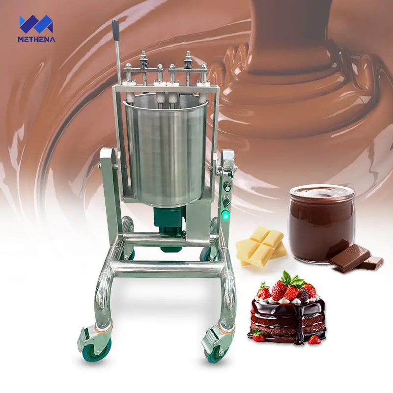 Stone Grinder Melting Storage Tank Grind Mixing Ganash Small Paste Make Mixer Chocolate Melanger Machine