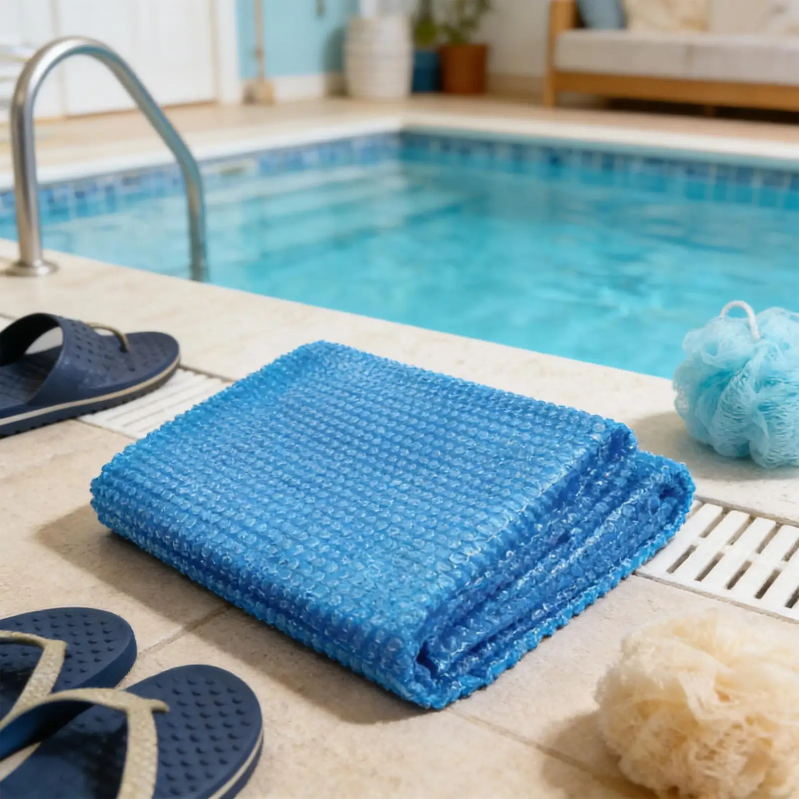 

Прочное прямоугольное пленочное покрытие для бассейна с защитой от пыли и солнца для летних вечеринок, игр, баров, причалов, открытых водоемов и озер