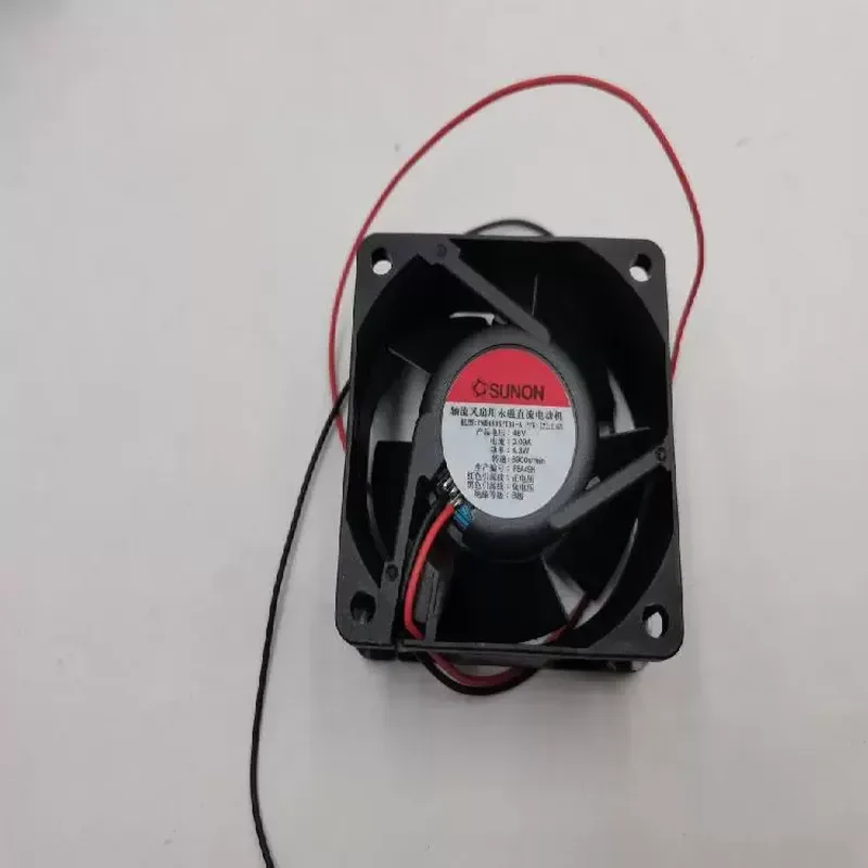 For SUNON PMD4806PTB1-A 48V DC Brushless Axial Fan 60x60x25mm 61.16m³/h Airflow 44dBA Noise Level