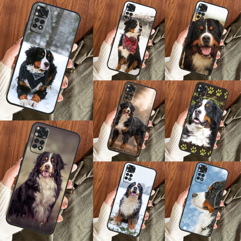 Bernese Mountain Dog Case For Xiaomi Redmi Note 12 Pro 8 9 10 11 Pro Note 11S 9S 10S 9A 9C 9T 10C 12C Cover