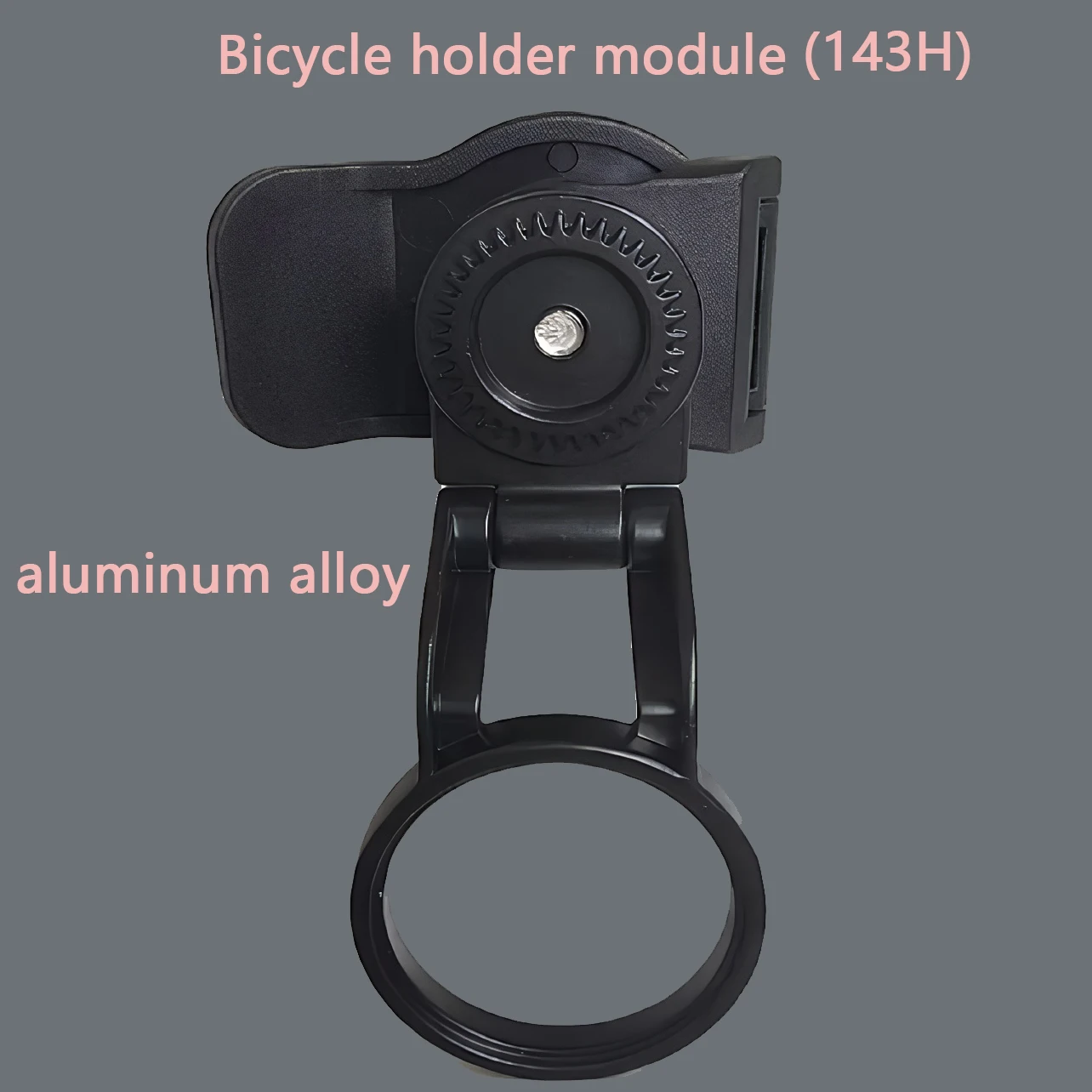 360° Rotating Aluminum Alloy Bike Handlebar Phone Holder, Adjustable Universal Motorcycle Bicycle Mount for All Smartphones