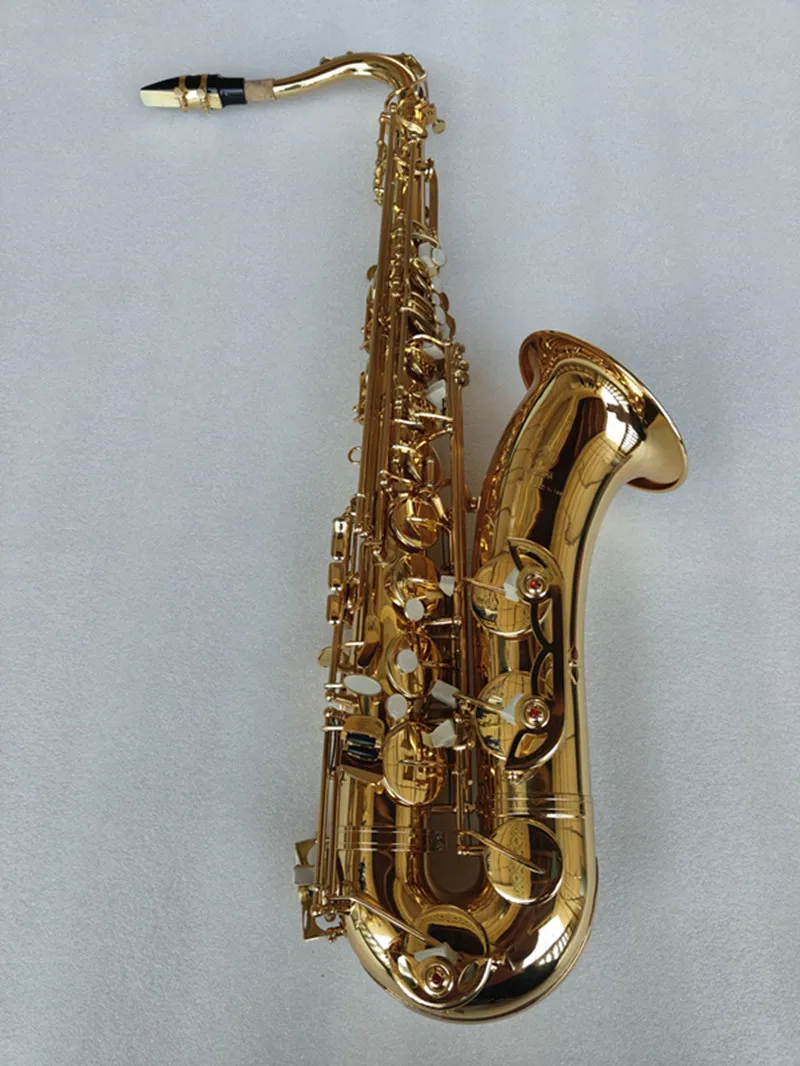 العلامة التجارية اليابانية الجديدة تينور YTS-62 تينور الساكسفون الذهب آلة موسيقية في Bb شقة المهنية الصف اللعب