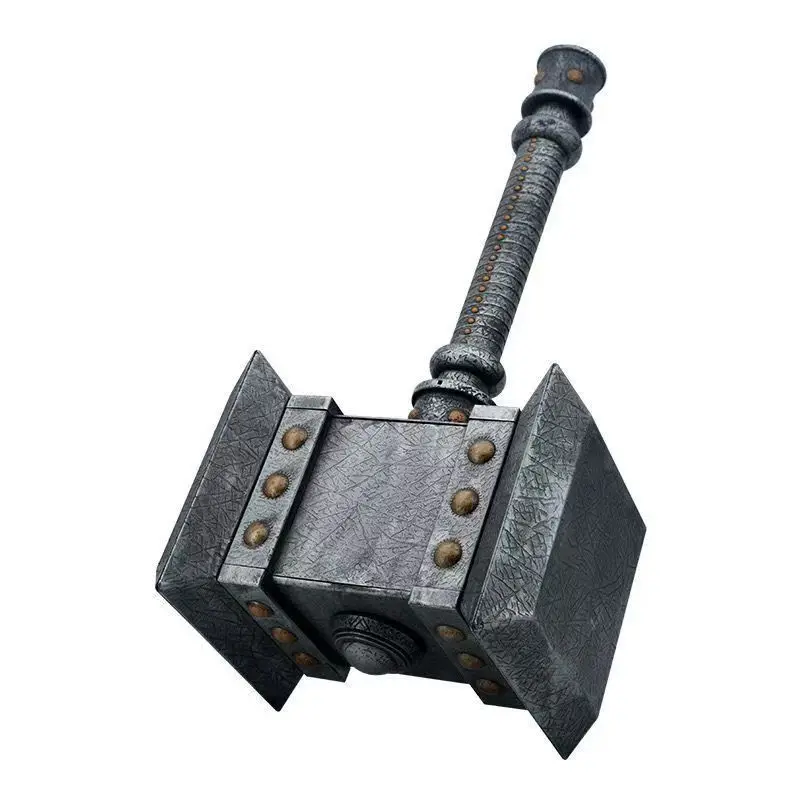 52cm Anime Figurine Avengers: Thor'S Hammer Model Peripheral Hammer Ornament Figurine Factory Toy Statue Birthday Gift For Fans