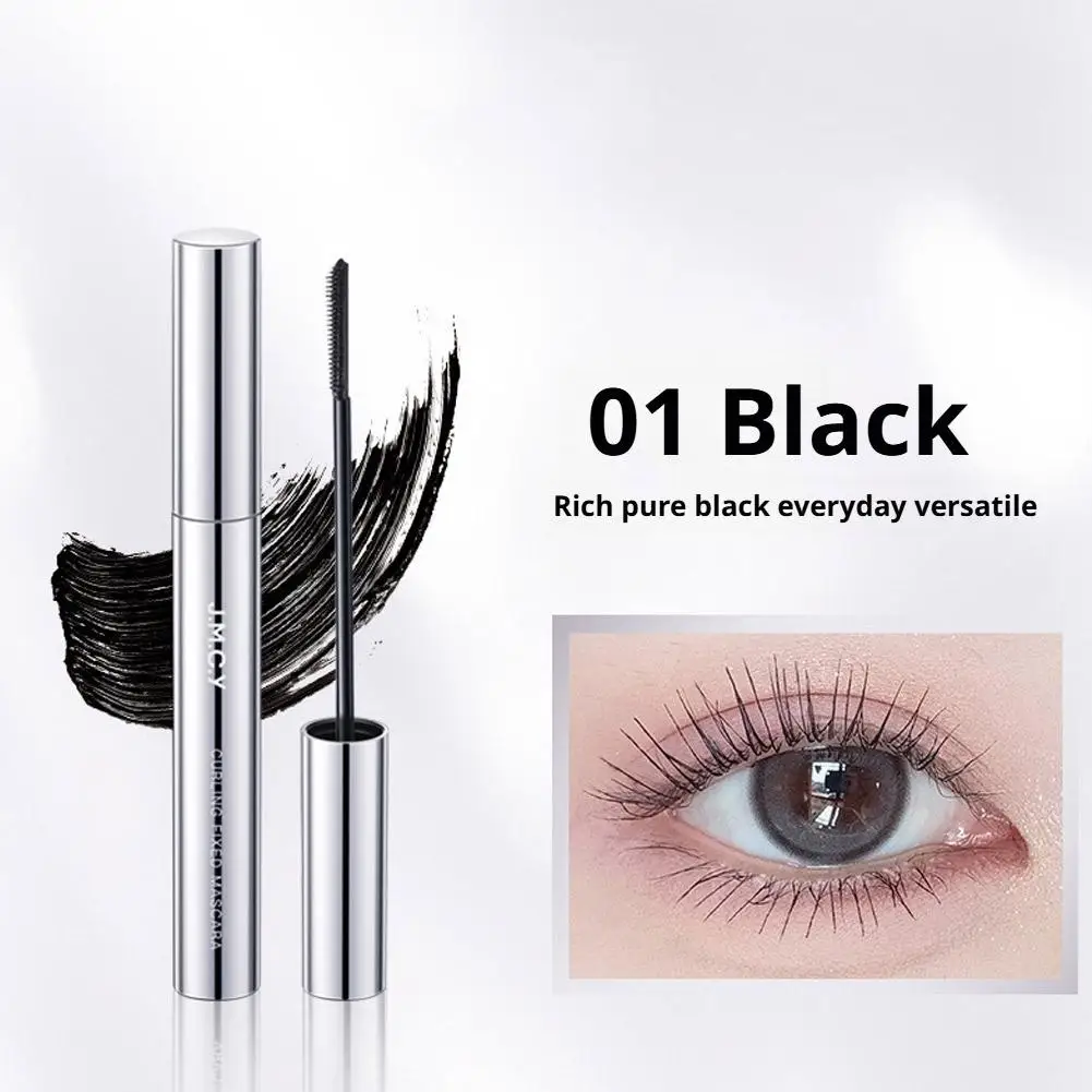 3D Mascara Lengthening Black Eyelash Extension Ultra-Fine Brush  Beauty Makeup Long-wearing Silver Color Party Cosmetics