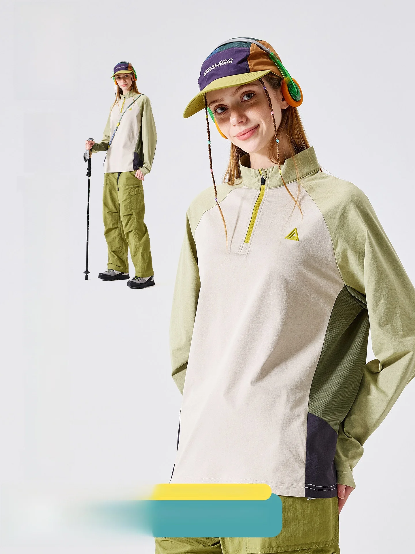 

LAZY DAY Ladies' Long Sleeve Loose Fit Quick Dry UV Protection Cycling Top Outdoor Sports T-Shirt Breathable Comfortable Poly...