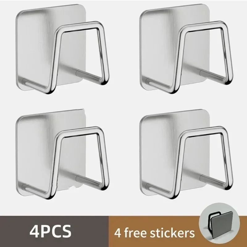 Multifunktionale Küche Edelstahl Waschbecken Schwämme Halter Selbstklebende Ablauf Trocknen Rack Küche Wand Haken Zubehör