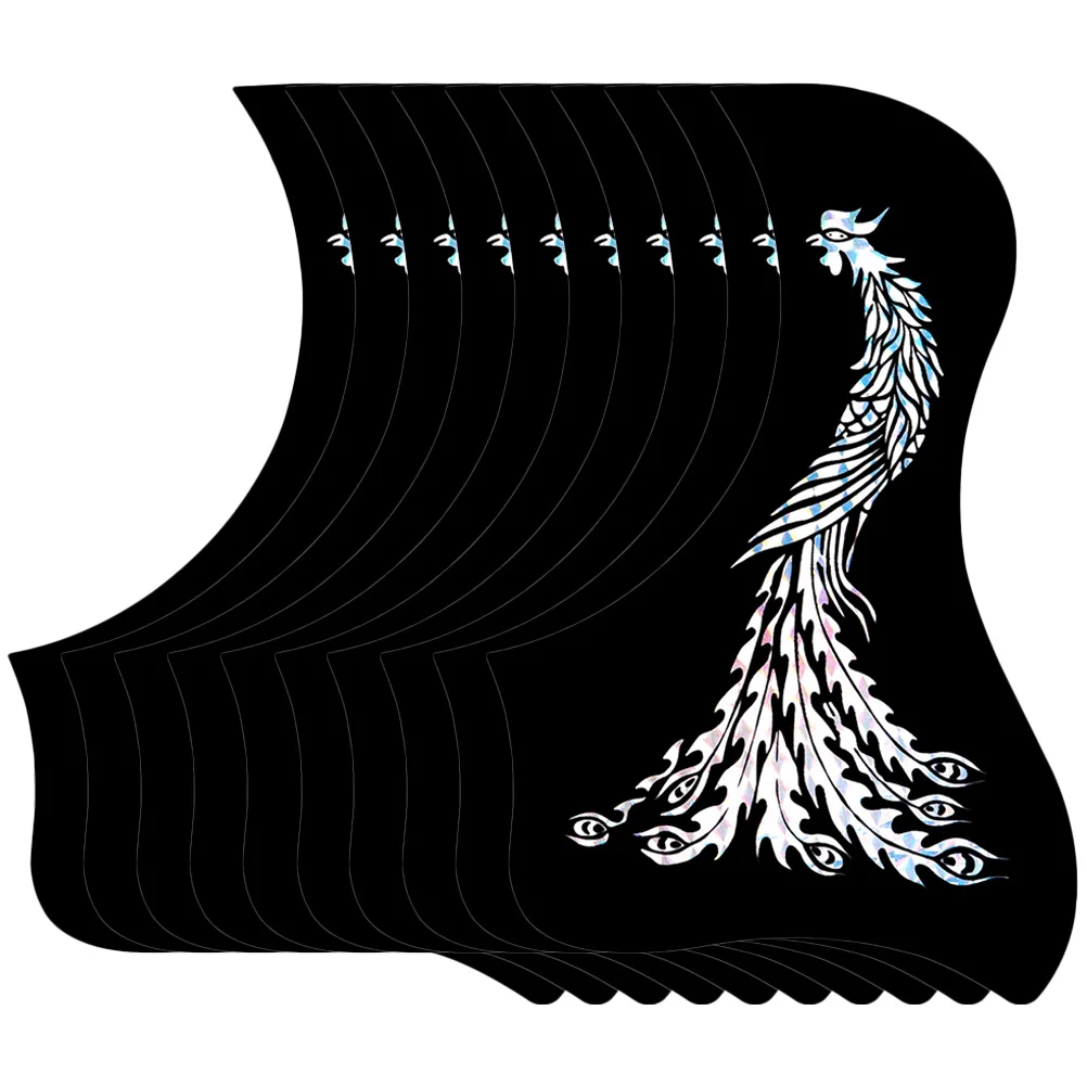 

10 Pcs Guitar Pickguard Plate Protector Folk Pickguards Protective Classical Acoustic Pvc Cover