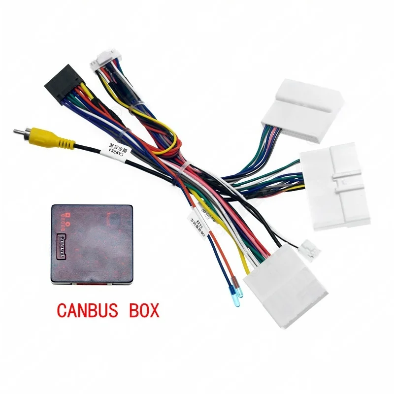 ISO Wiring Harness CAN Bus Decoder Audio RCA Plug Cable Adapter for Renault Duster Arkana XM3