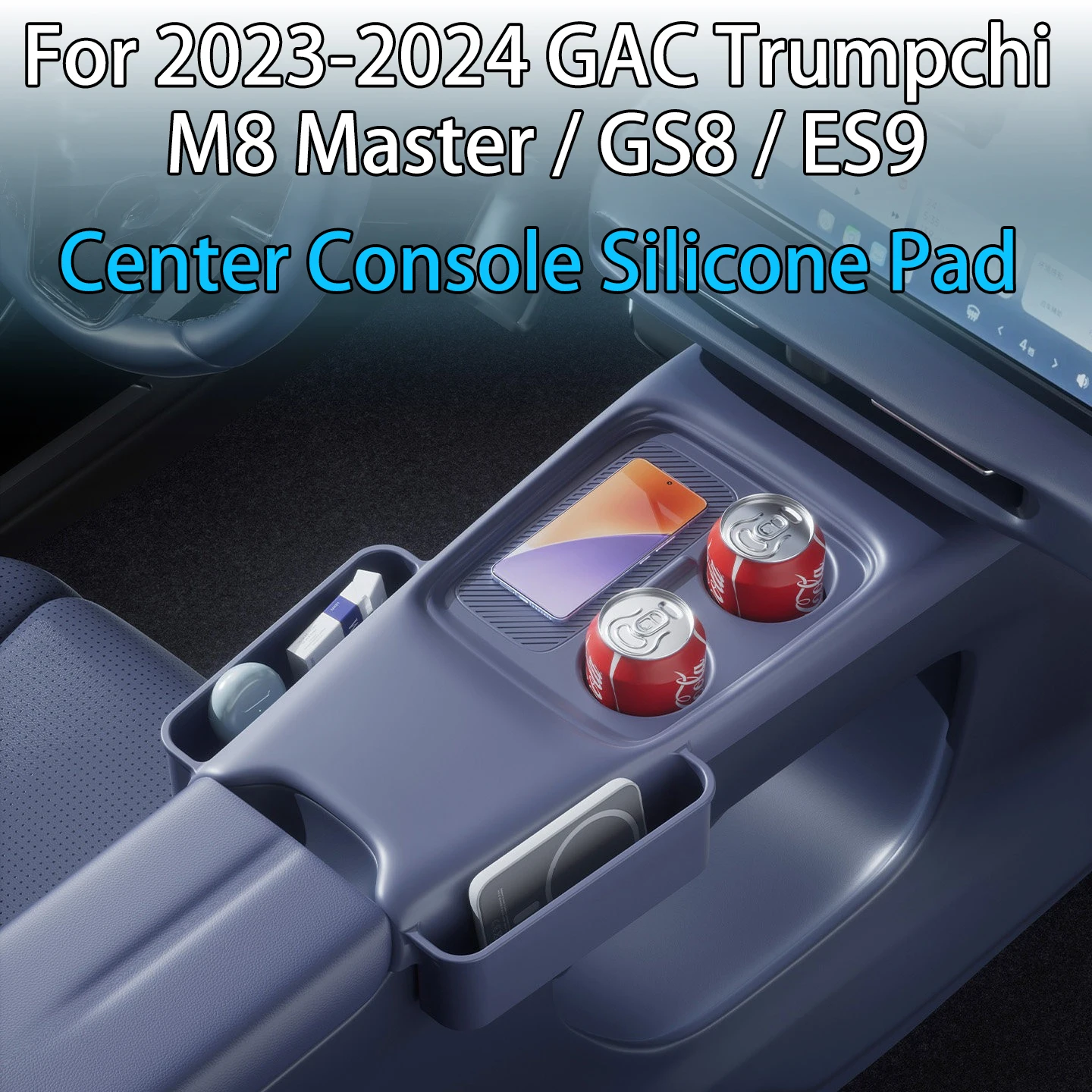 For 2026 Leapmotor A10 Center console silicone mat storage box Interior protection cover storage accessories