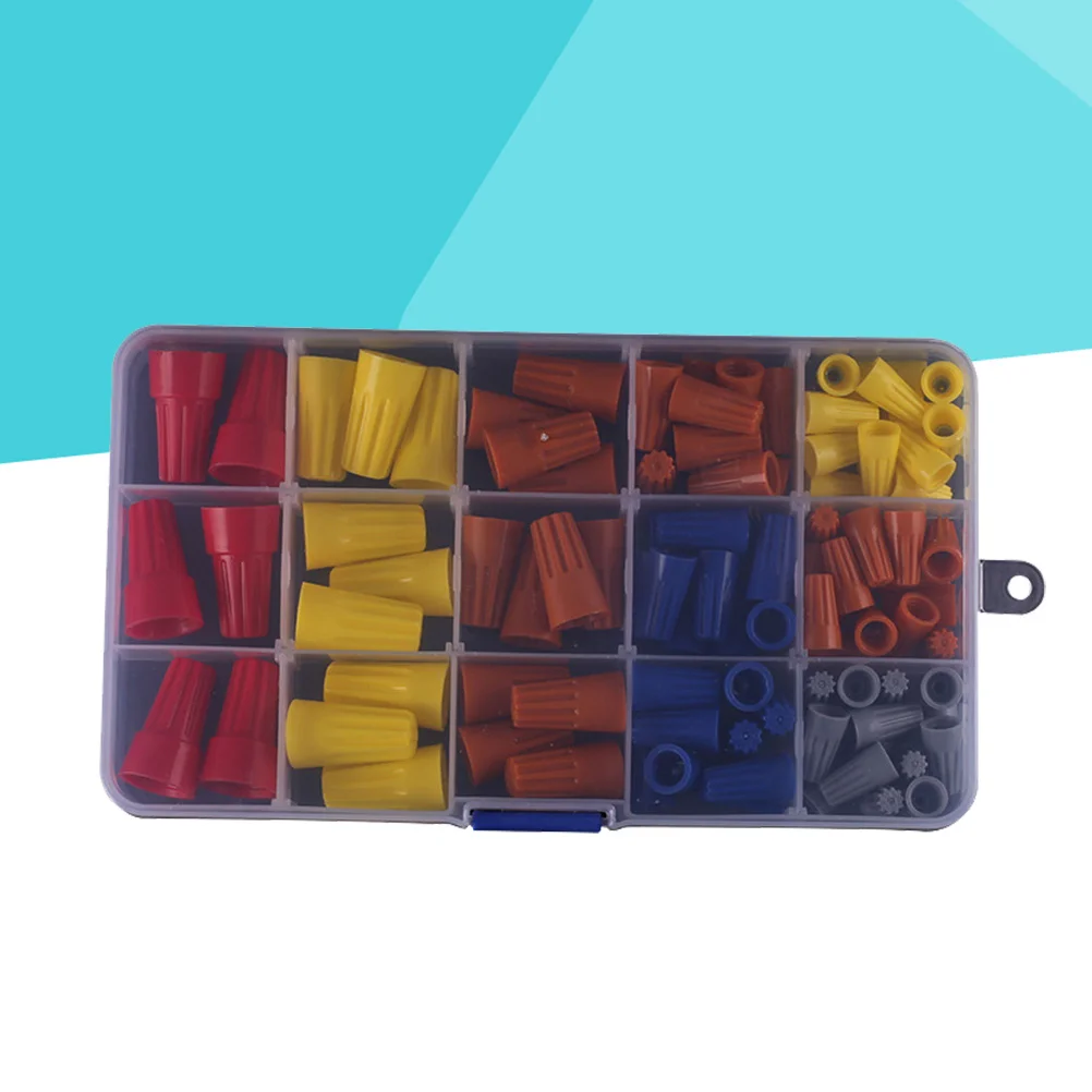 

102pcs Press Line Cap Wire Connector Terminal Reusable Insulated Electrical Connectors For Home Wiring Lighting Equipment Spike