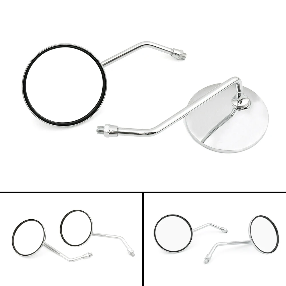 Chrome High Quality Motor Rearview Mirrors for  A100 GT185 GT750 T500 GT550 GT380 GT250 A005