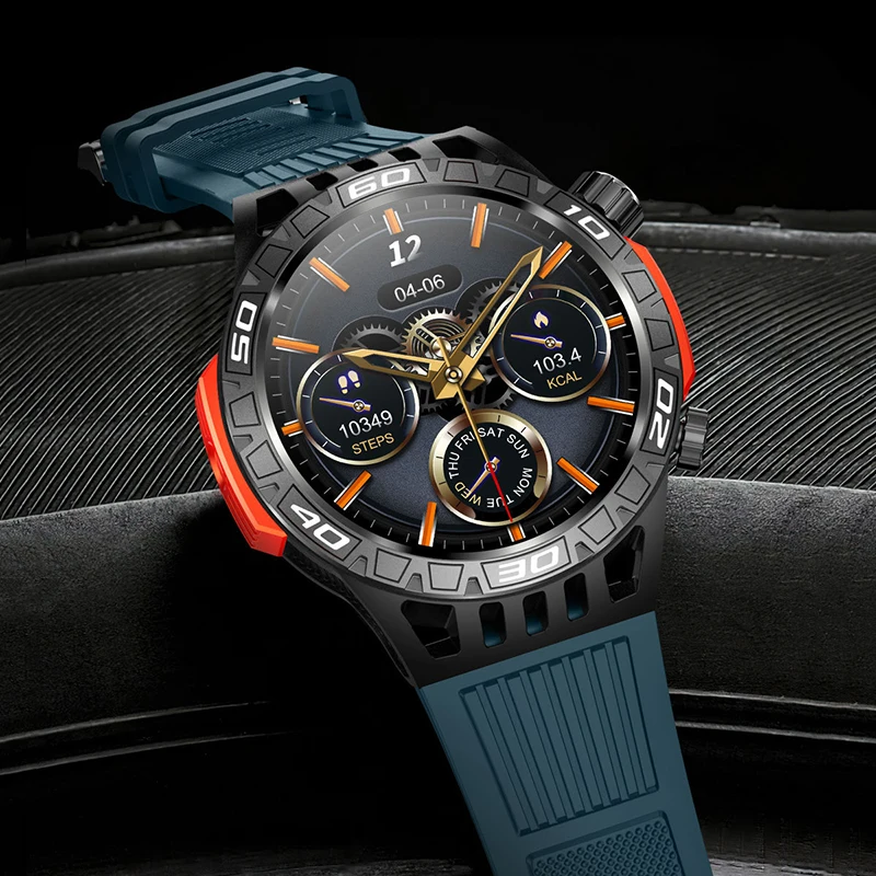 HT22 Smart Uhr Männer Frauen Digitale Armbanduhren Bluetooth Anruf Smartwatches Elektronische Armbanduhr GPS Tracker Fitness Armband