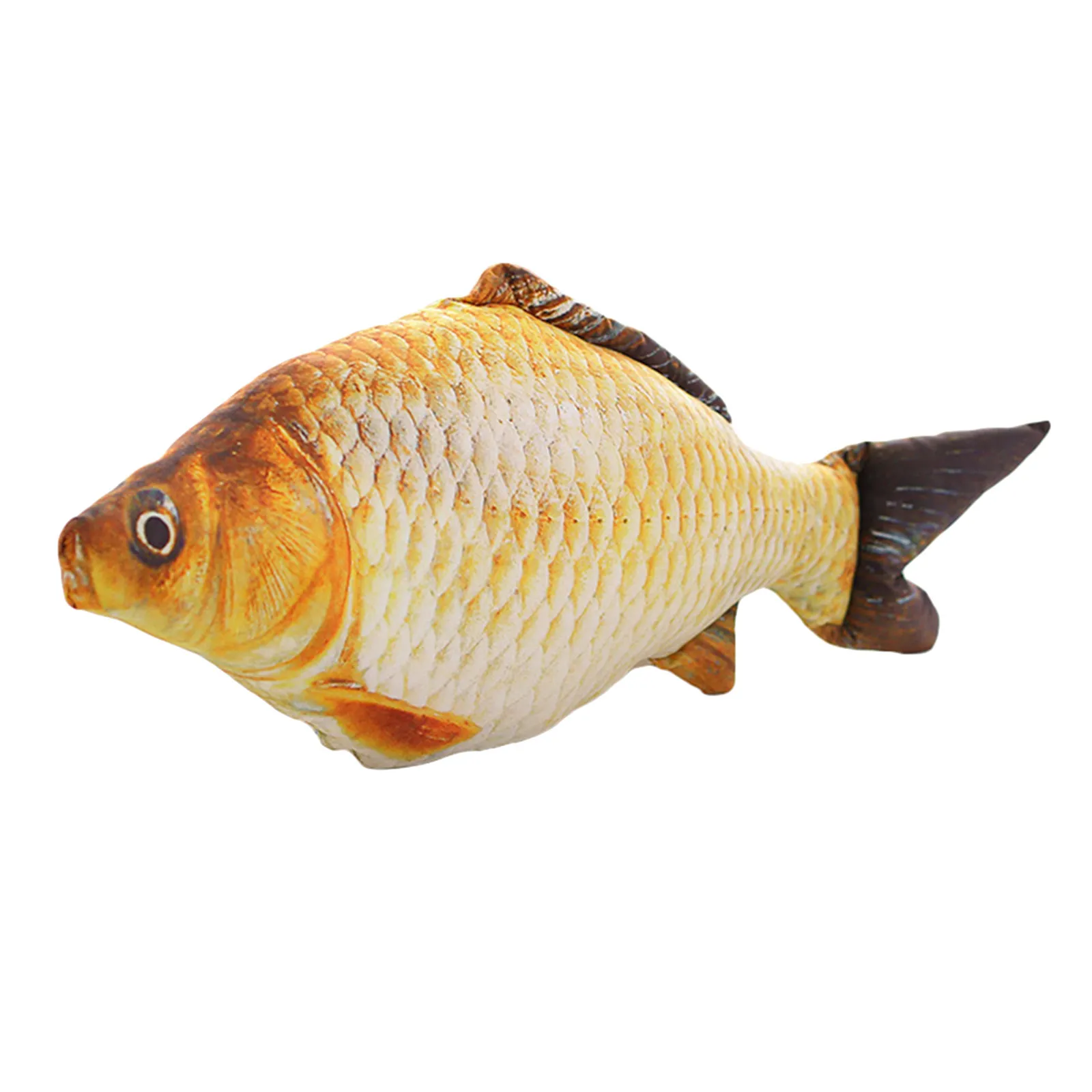 40Cm 3D Fish Throw Pillow Cute Aquatic Theme Decorative Cushion for Bedroom Office Sofa Xmas Gift Idea Carp Pillow