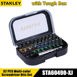 STANLEY STA60490-XJ 32 PCS Multi-color Screwdriver Bits Set with Tough Box High Hardness Tool Accessories STA60490