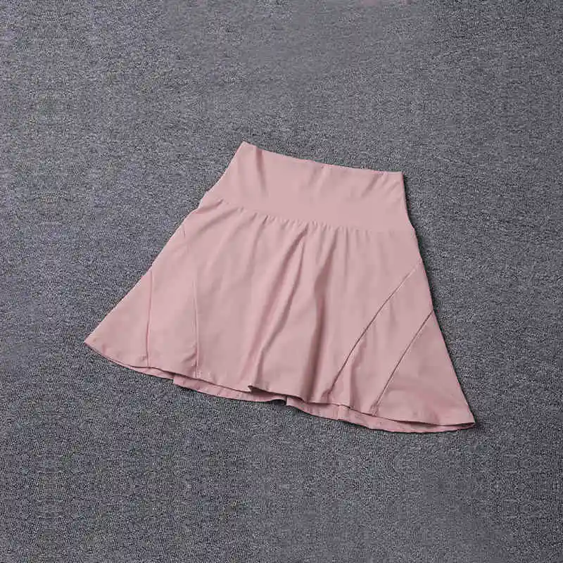 Sports short skirt, summer thin training running anti-flash high-waisted slimming fitness yoga tennis skirt pants