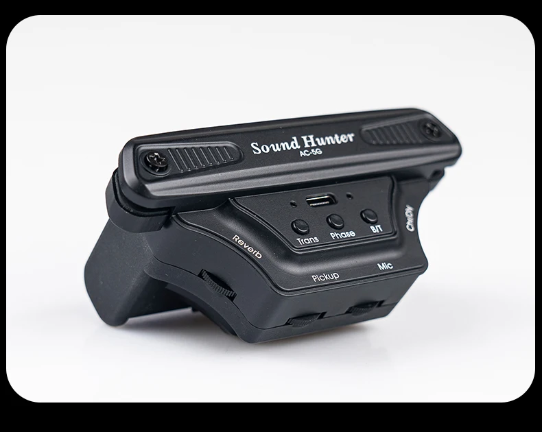 Sound Hunter AC-5G Acoustic Guitar Active Vibration Pickup With Bluetooth Microphone Functoin Guitar Pickup