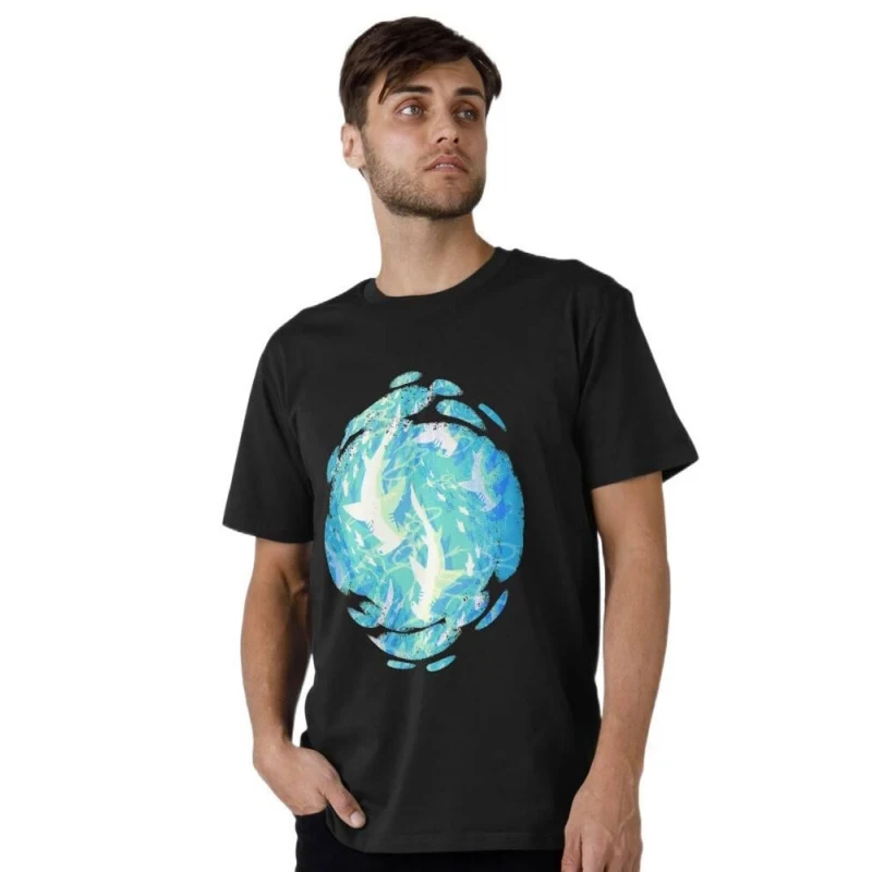 Hammerhead Migration Gift t shirt for fisherman 100% cotton printed tee Short Sleeve Graphic Clothes All size tops S-6XL