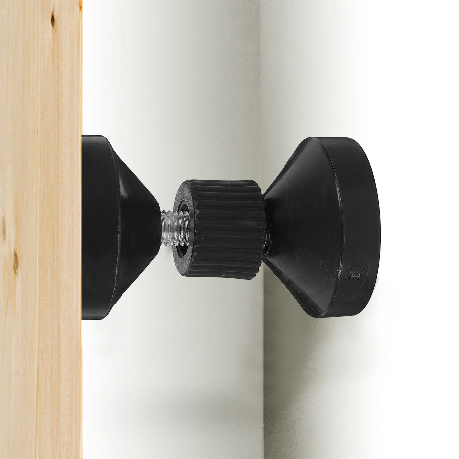 

2pcs Adjustable Headboard Stoppers Bed Frame Anti-Shake Tool Eva Pad Wall Protector For Bedroom Living Room Hotel Furniture Legs