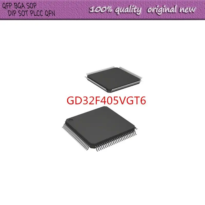 

НОВИНКА 1 ШТ./ПАРТИЯ GD32F405VGT6 GD GD32 GD32F GD32F405 LQFP-100