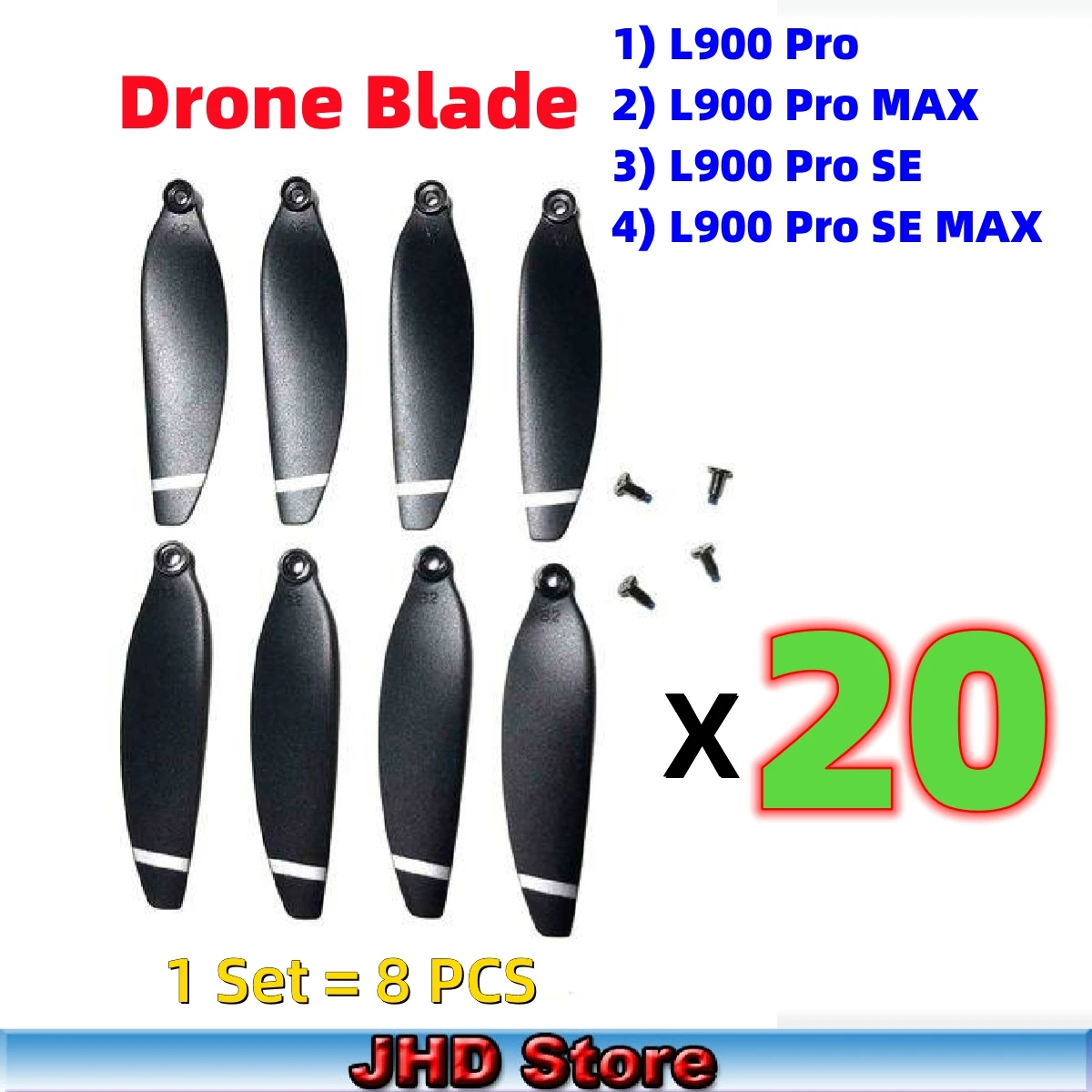 JHD L900 Pro SE MAX Drone Propeller L900 Pro Drone Blades Maple Leaf L900 Pro MAX Spare Propellers For L900 Pro SE