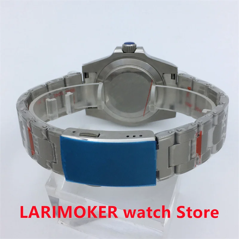 40mm NH35 미요타 PT5000 자동 패션 남성용 기계식 시계 레트로 다이얼 발광 사파이어 글라스 스테인리스 스틸 스트랩