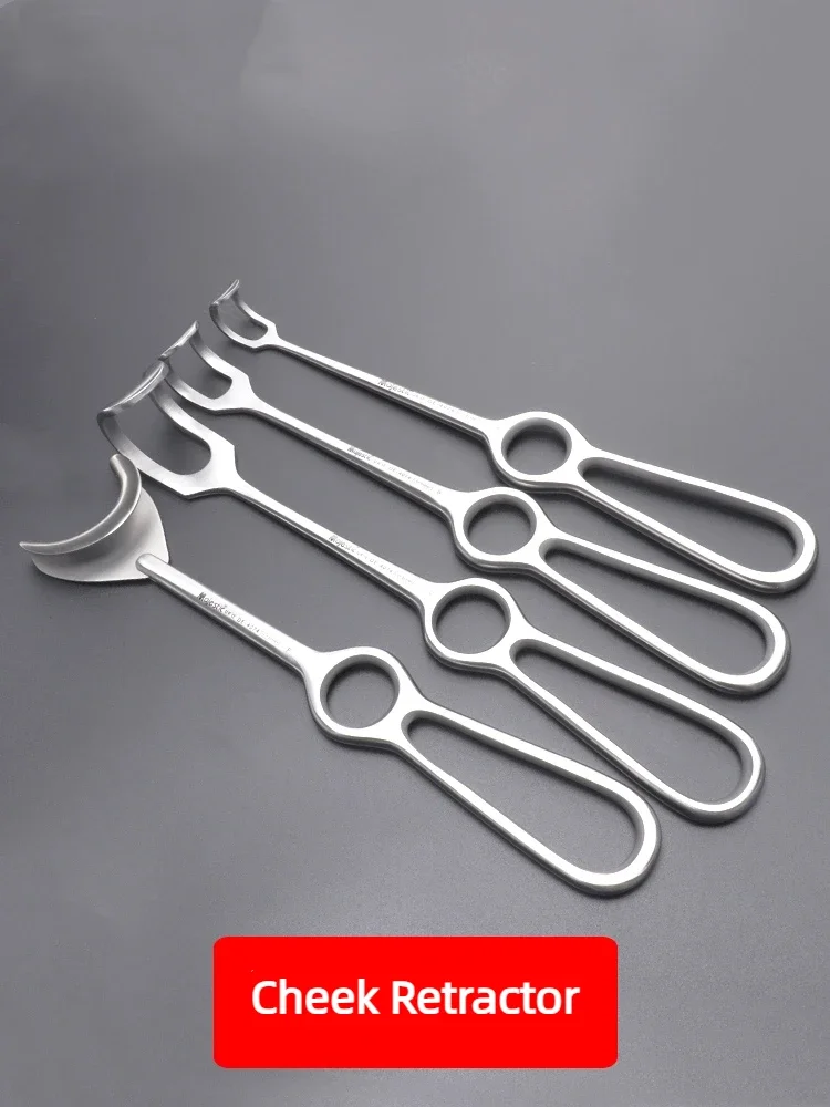 

Dental Stainless Steel Orthodontic Implant Photo Movable Head Retractor Lip Corner Hook