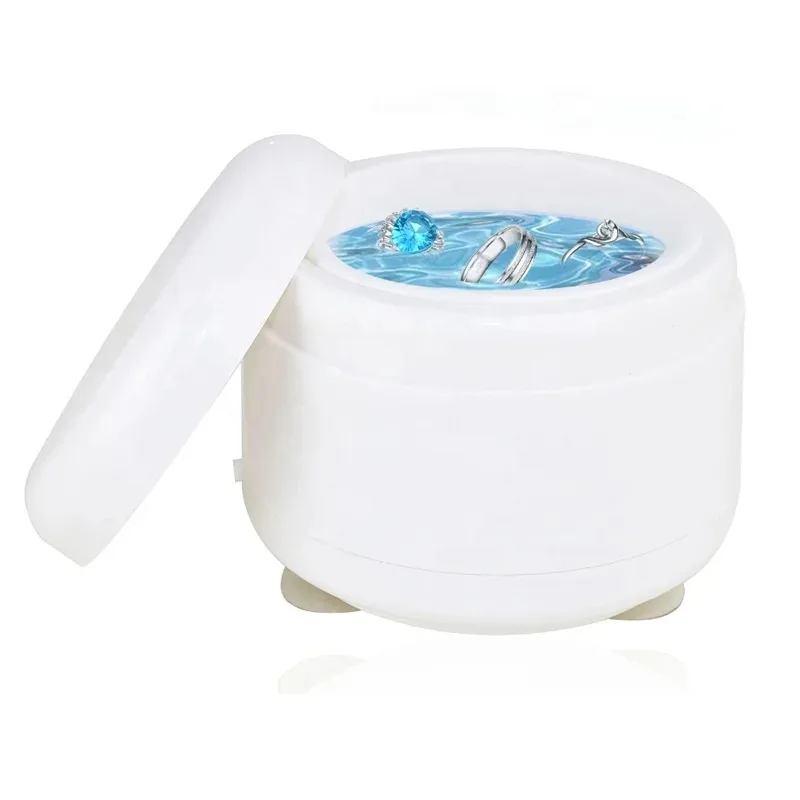 Professional Portable Jewelry Cleaning Machine for Rings Watches Coins Razors Earrings Small Metal Part