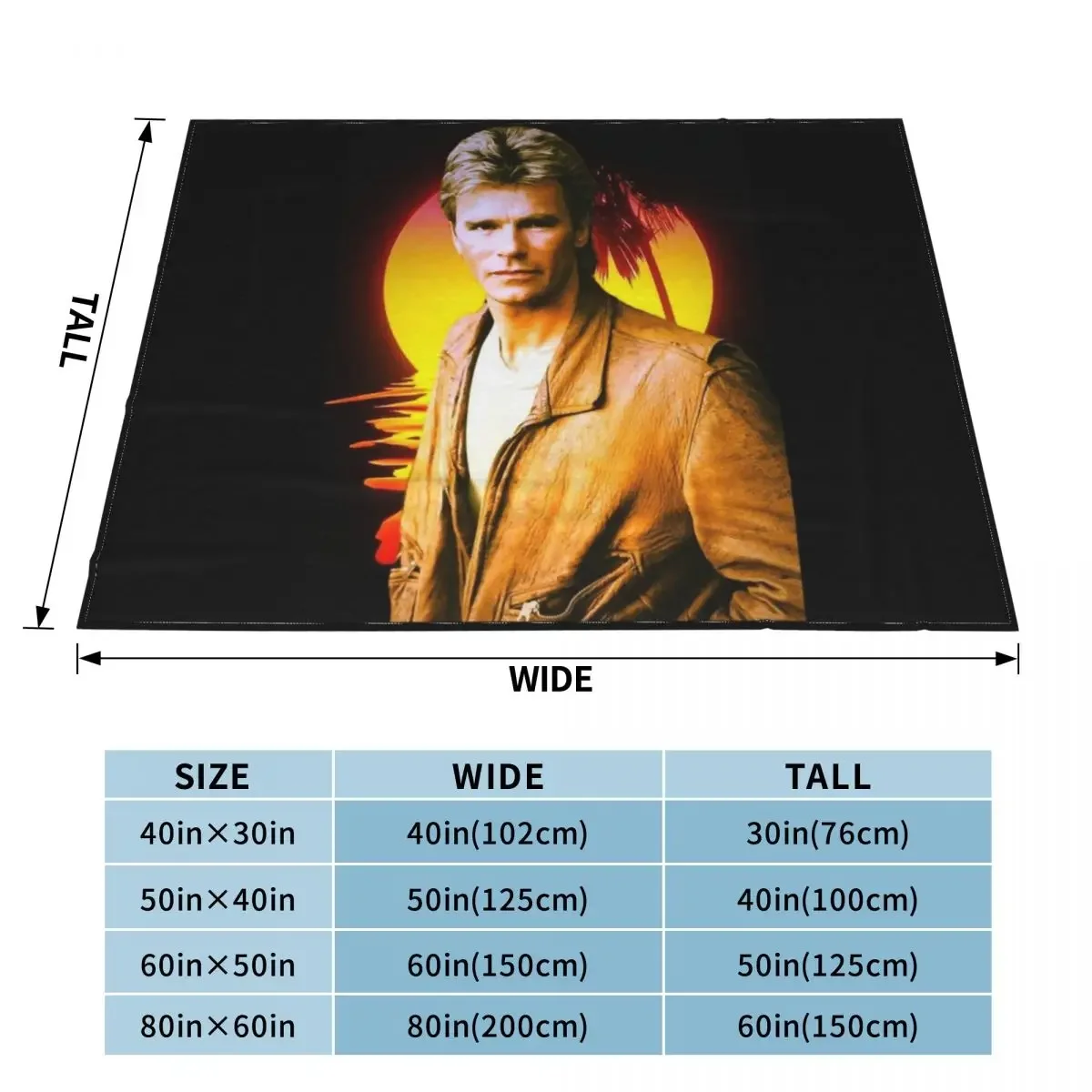 Day Gift For Richard Dean Anderson Cool Gifts Throw Blanket Decorative Throw Soft Plush Plaid Fluffys Large Blankets