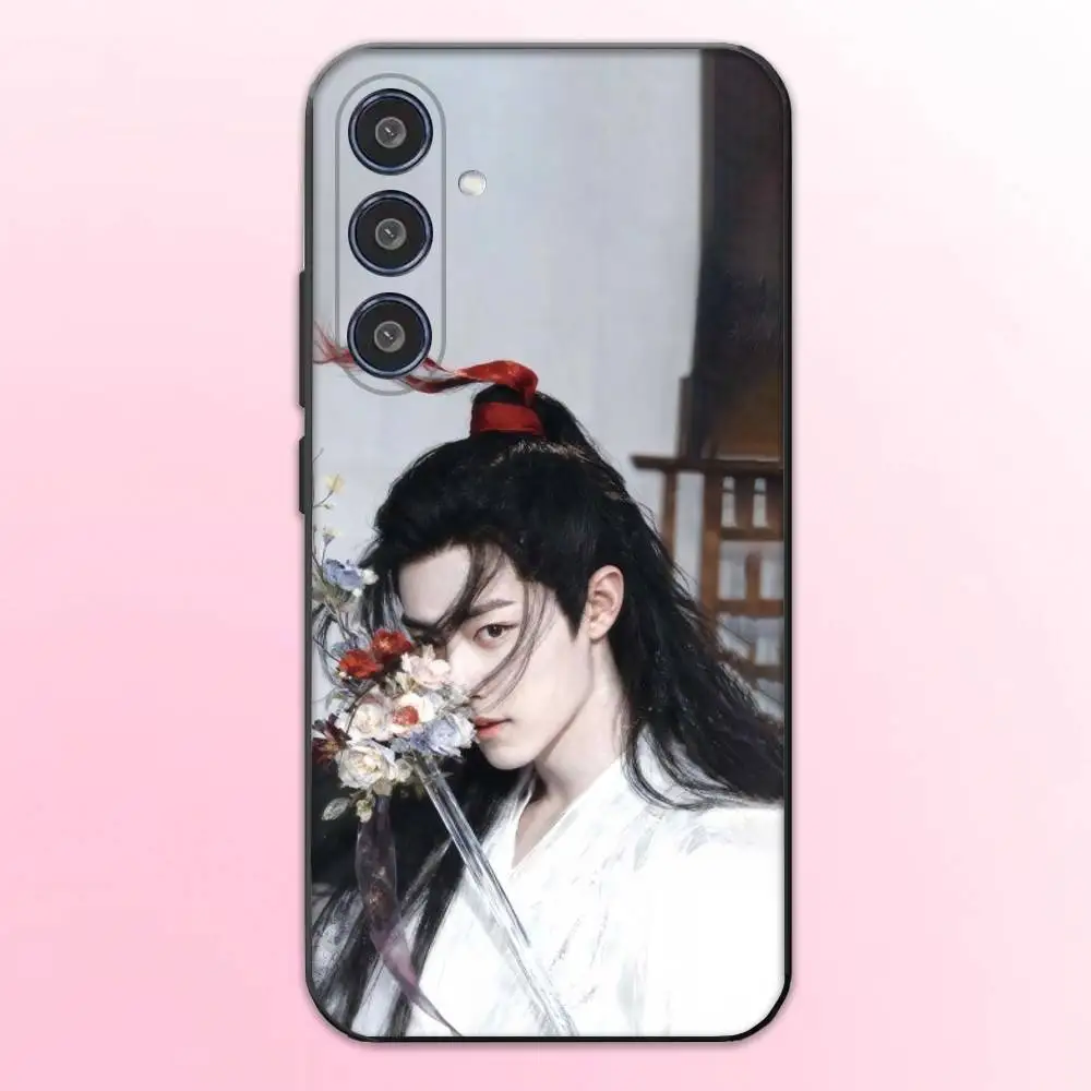 De Ongetemde Xiao Zhan Coque Shell telefoon Case Voor Samsung Galaxy A73,A72,A71,A70,A53,A52,A51,Anderen Zachte Zwarte Shell