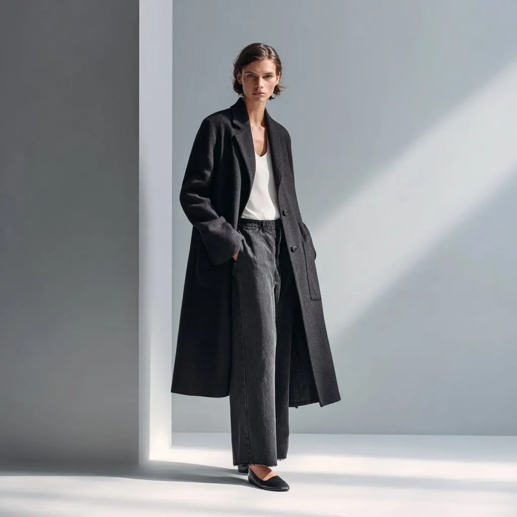 

Повседневное шерстяное пальто, зимняя одежда, женская модная верхняя одежда, удобная посадка, стиль без украшения