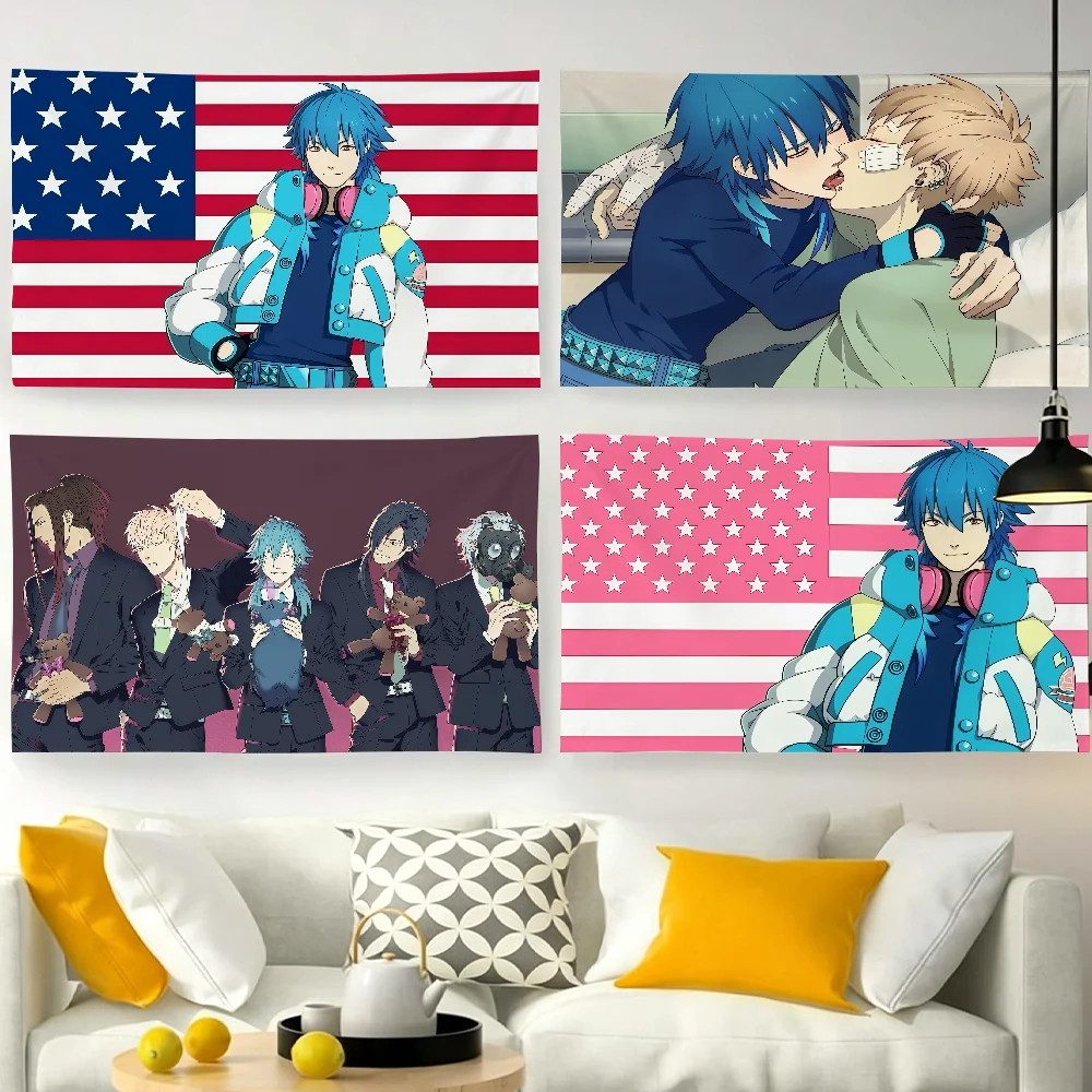 Game Dramatical Murder flag For Garden Party Living Room Home Wall Decor Banner Bedroom Outdoor Tapestry