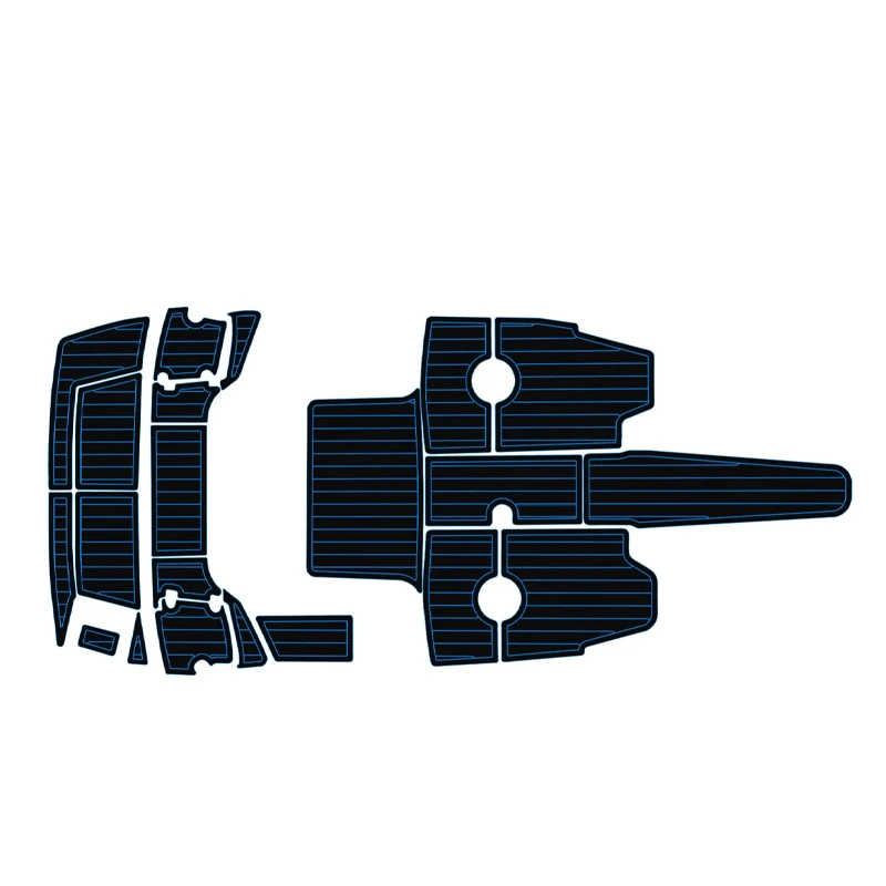 

Eva Foam Self Adhesive seadeck Pad for 2017-2021 Crownline 205 Cockpit Swim platform Pad EVA Foam Teak Deck Flooring