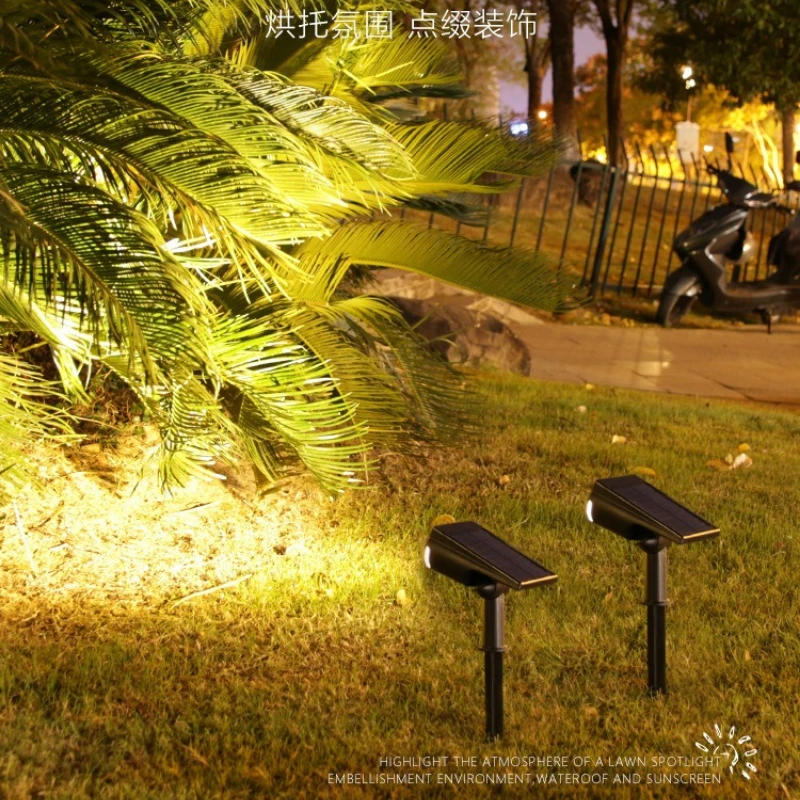 

2/7LED Solar Lights Waterproof Outdoor【July Sale】Bright White Garden Spotlights for Lawn, 1-3pcs