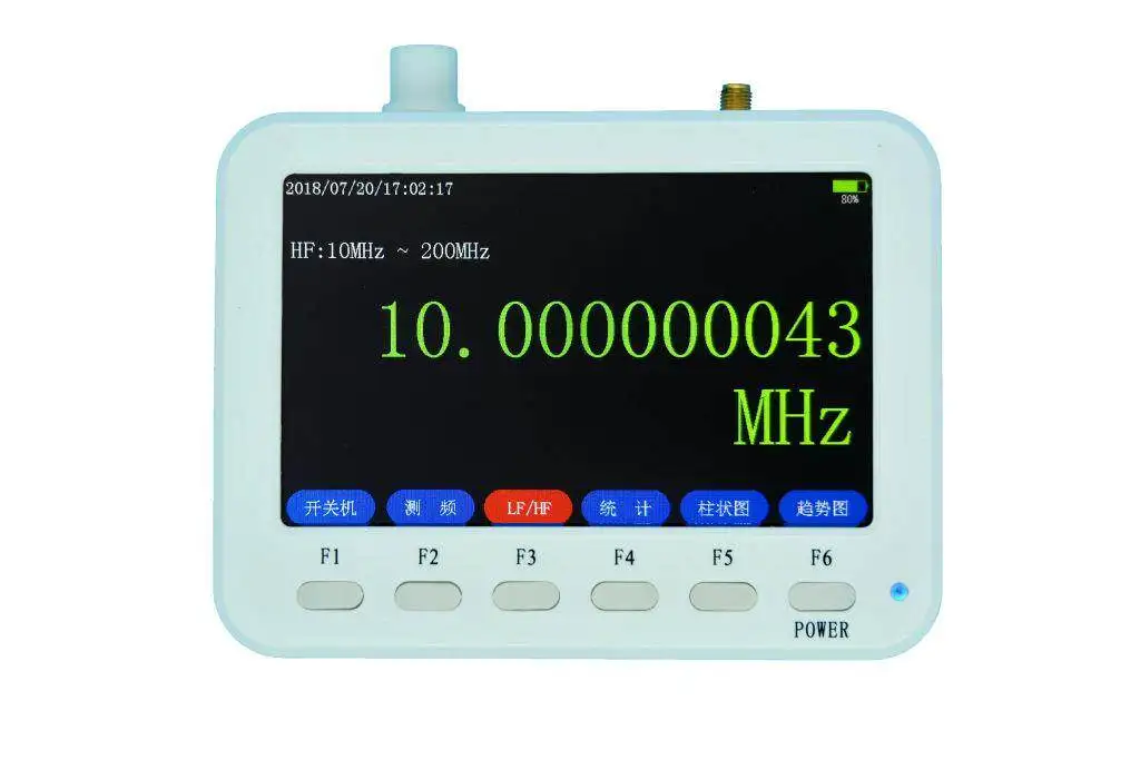 

Портативный высокоточный измеритель частоты RF FC-4000 с 10-битной точностью до 0,001 Гц и возможностью измерения кристаллов от 50 Гц до 4 ГГц